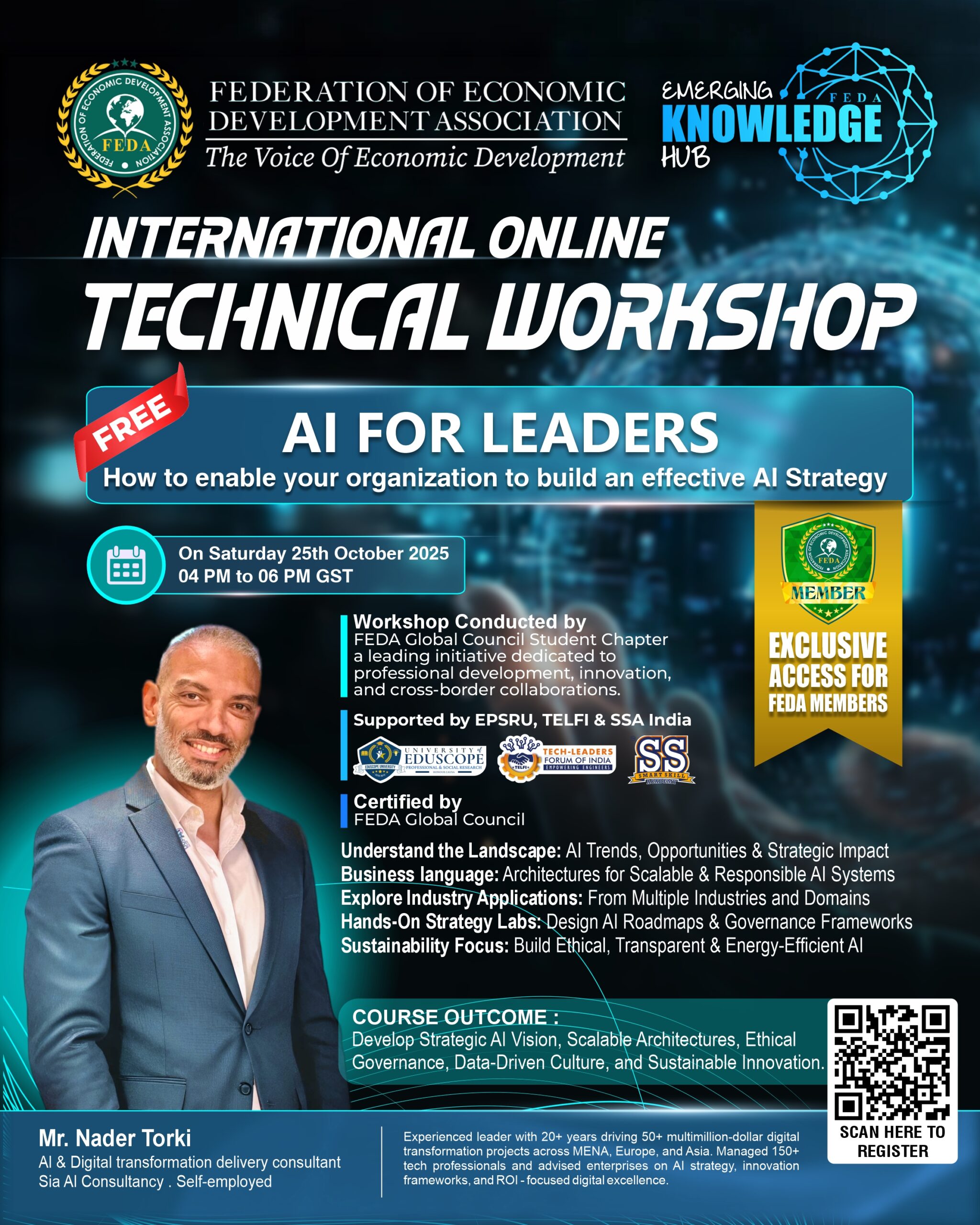 AI for Leaders - FEDA Workshop Poster (1)