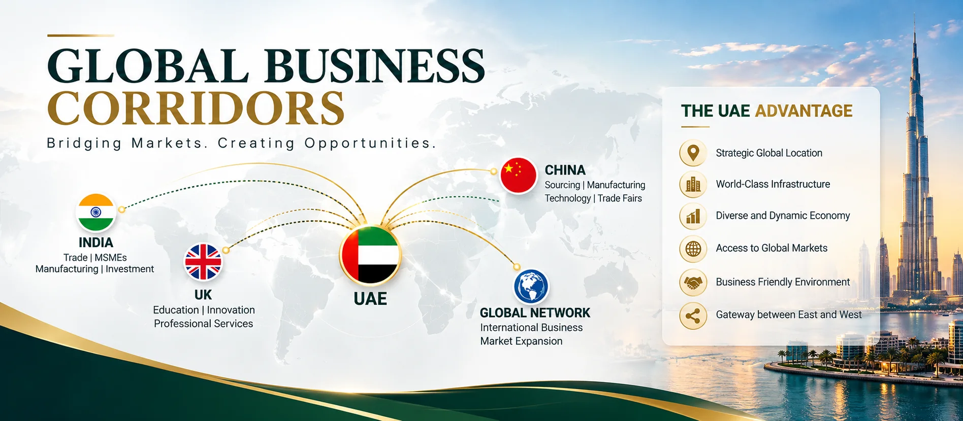 UAE GLOBAL BUSINESS CORRIDORS
