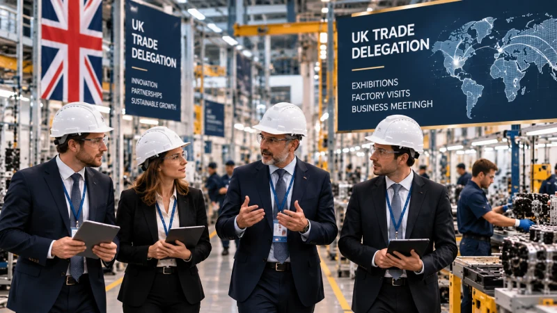 UK Trade Delegation Factory Visit
